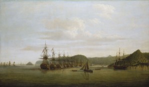 Barringtons action at St Lucia 1778